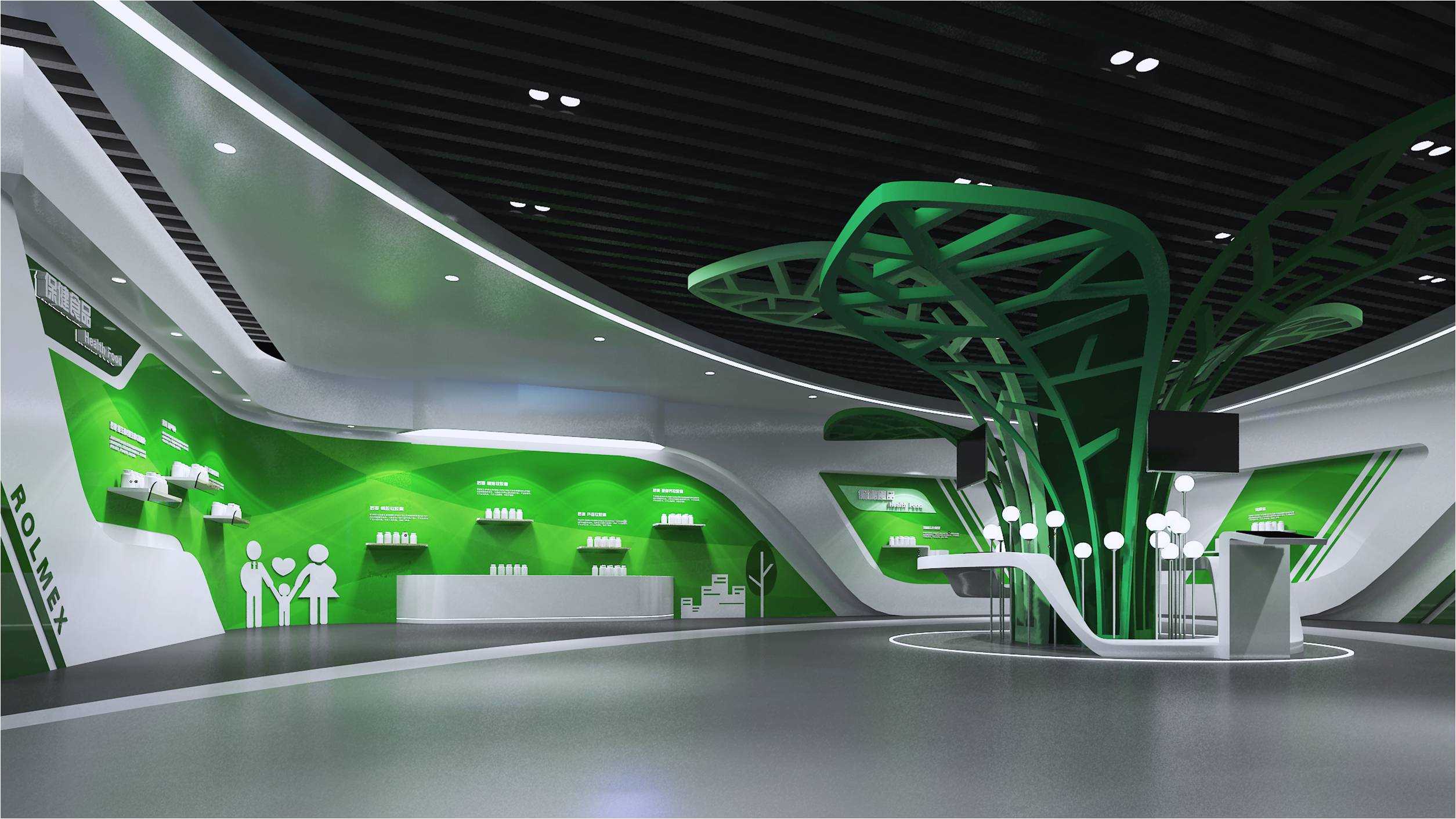 環保主題展廳的設計理念